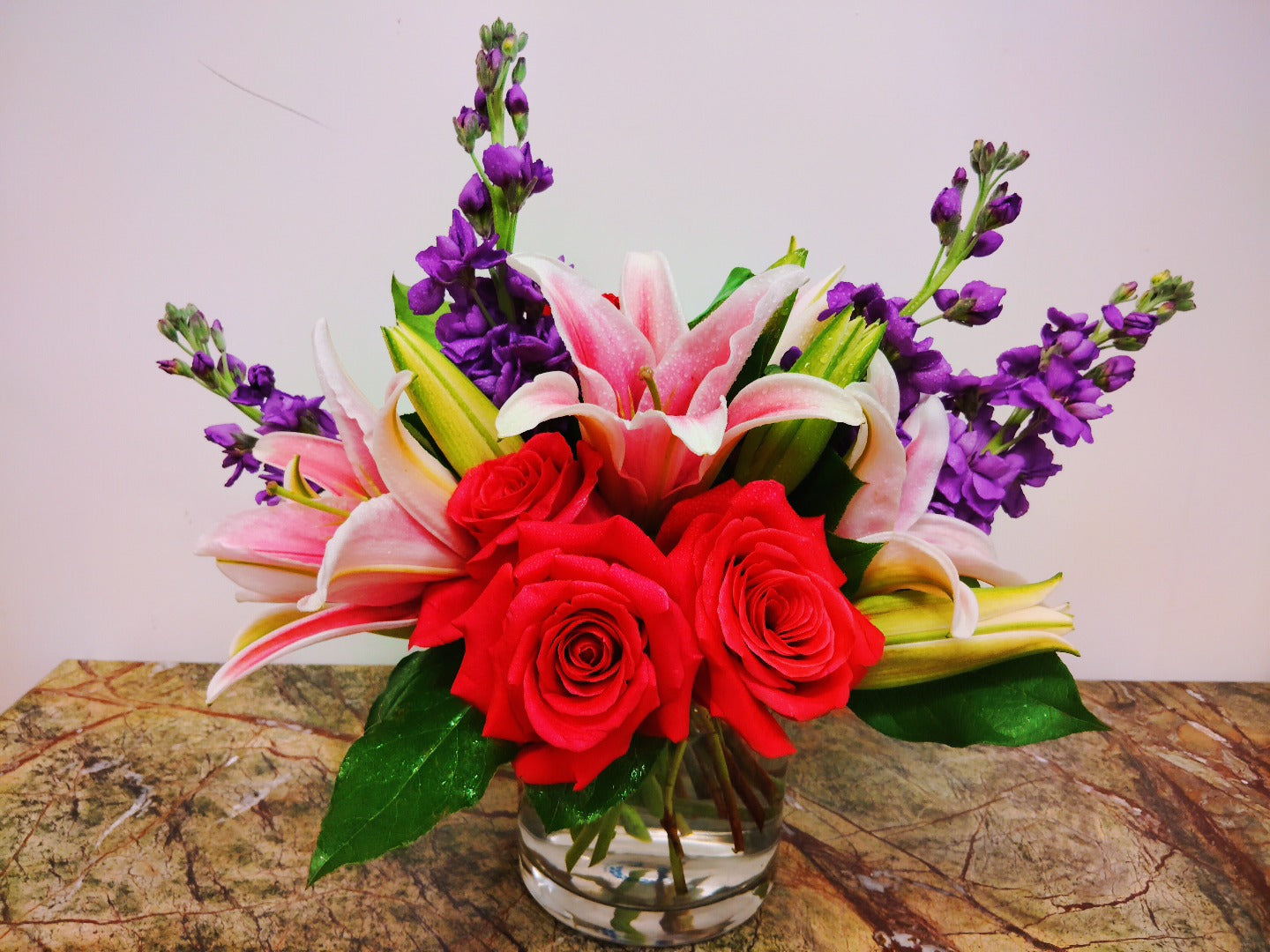 Blushing Lilies
