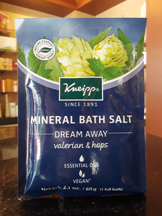 Valerian and hops mineral bath salt