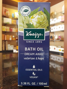 Valerian and hops bath oil