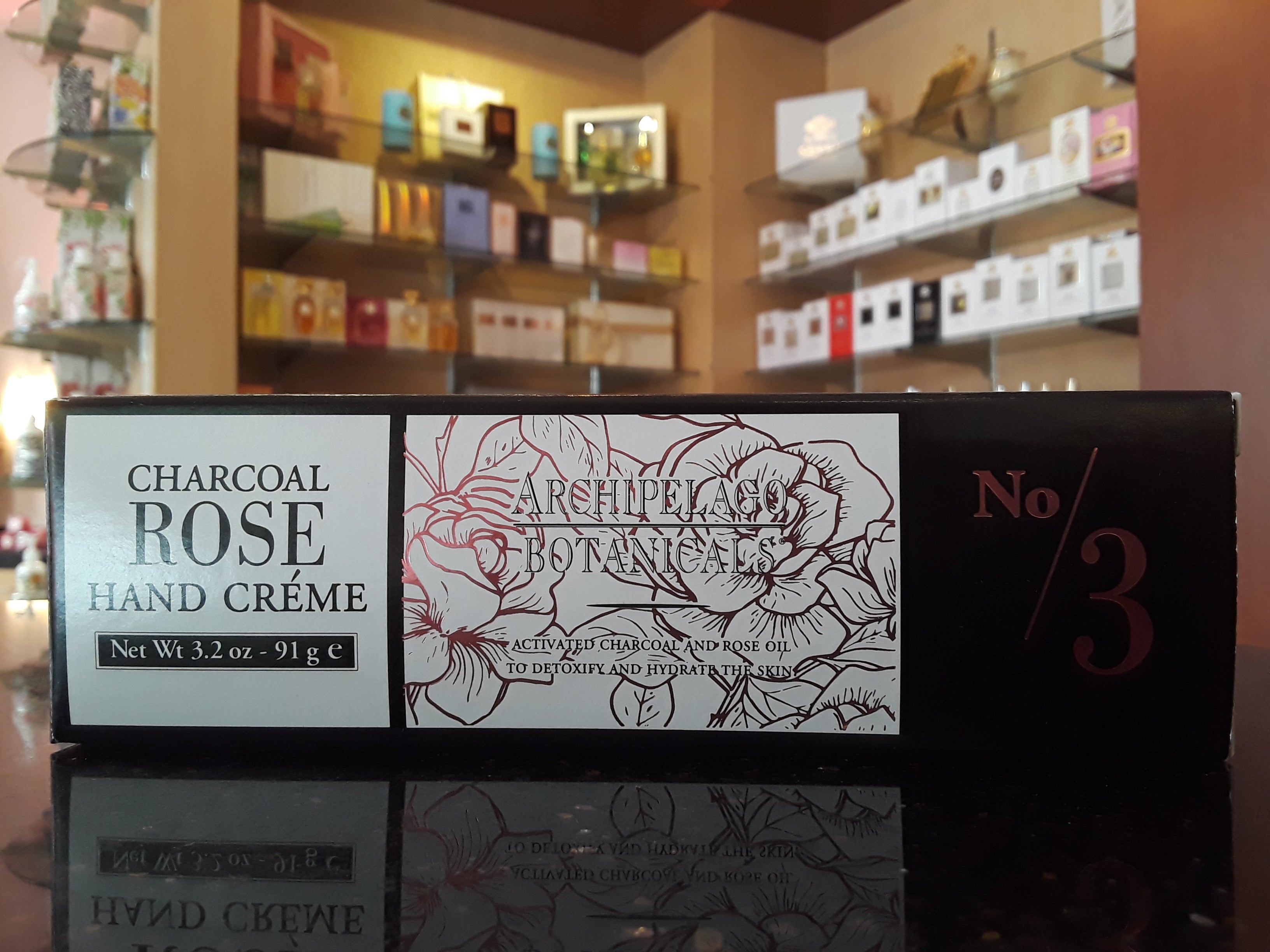 Charcoal Rose hand creme