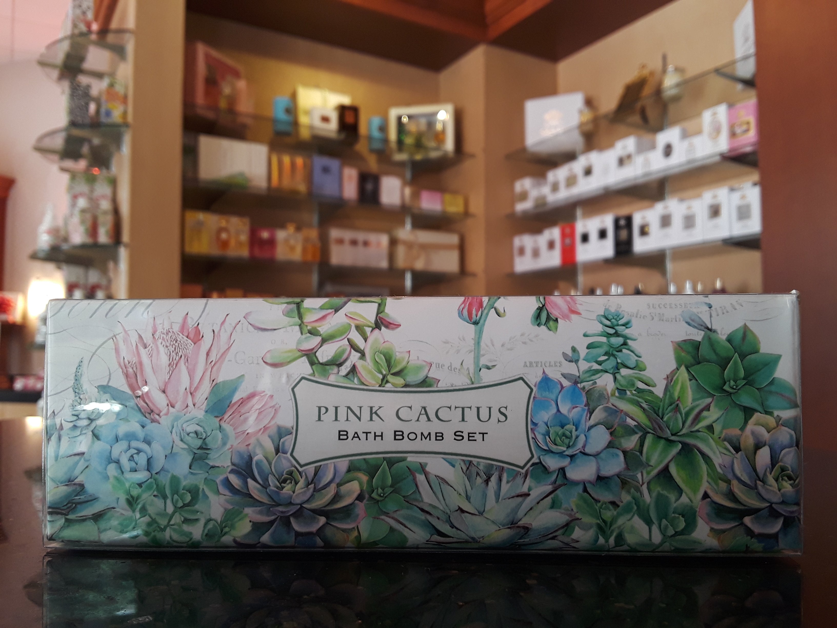 Pink Cactus bath bombs