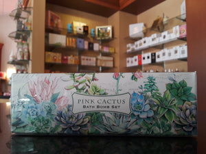 Pink Cactus bath bombs