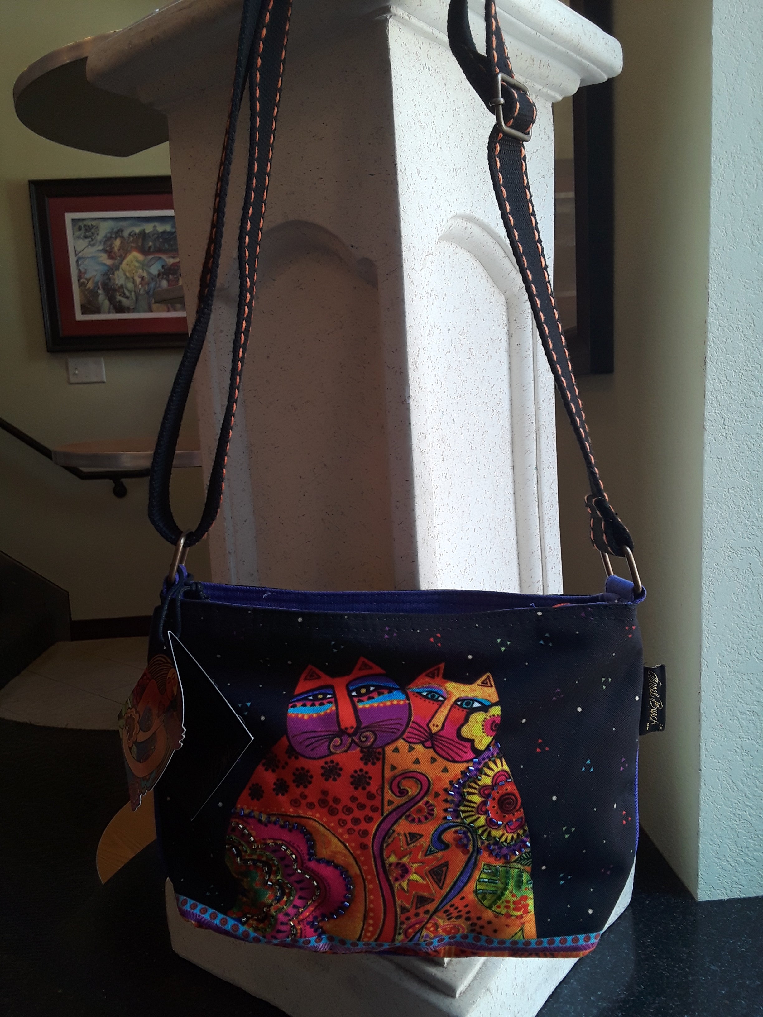 Festive felines crossbody