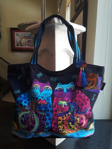 Feline set scoop tote