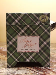 Season's Greetings candle